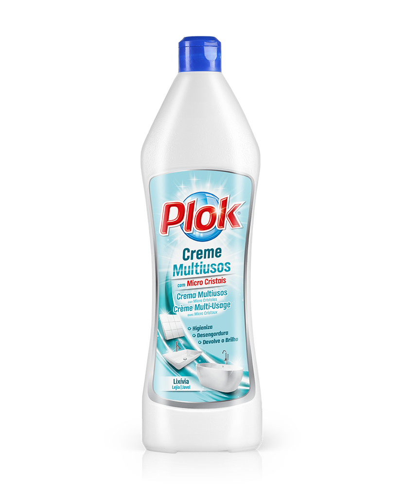 Creme limpeza limão, 750 ml: Creme de limpeza multiusos limão I PLOK (cópia)