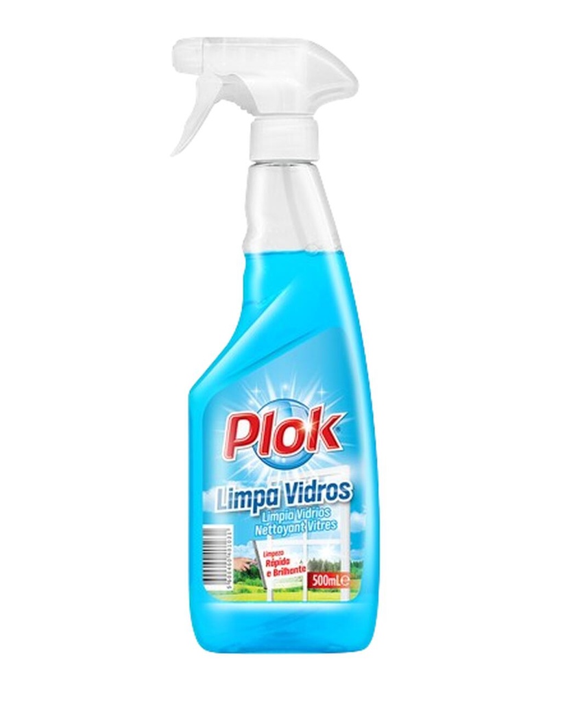 Limpa vidros com pistola, 500 ml: Detergente de limpeza de vidros I PLOK