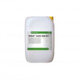 MIDA SAN 328 EC, 21 kg: Produto em espuma destinado na eliminação de biofilmes para uso nas superfícies da indústria alimentar, com propriedades biocidas.