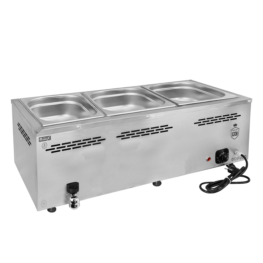 Banhos Maria I 2 cubas GN 1/1 com torneira I Romux (cópia) (cópia)