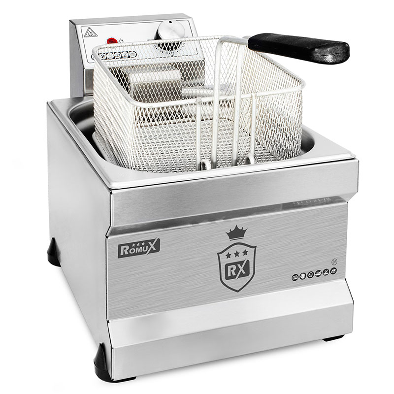 Fritadeira elétrica 10 litros, com torneira I Romux (cópia)