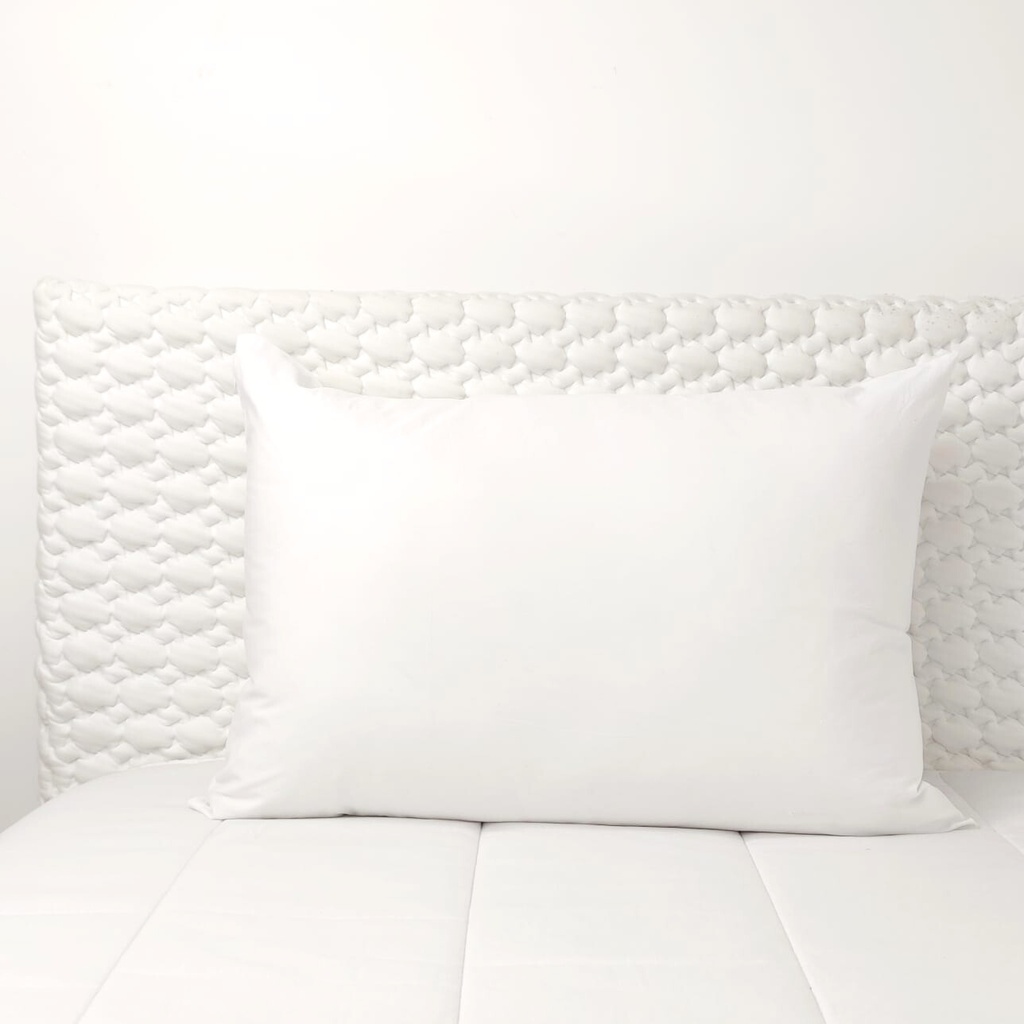Fronha de almofada protetora I 50 % Poliéster 50% Algodão I Branca