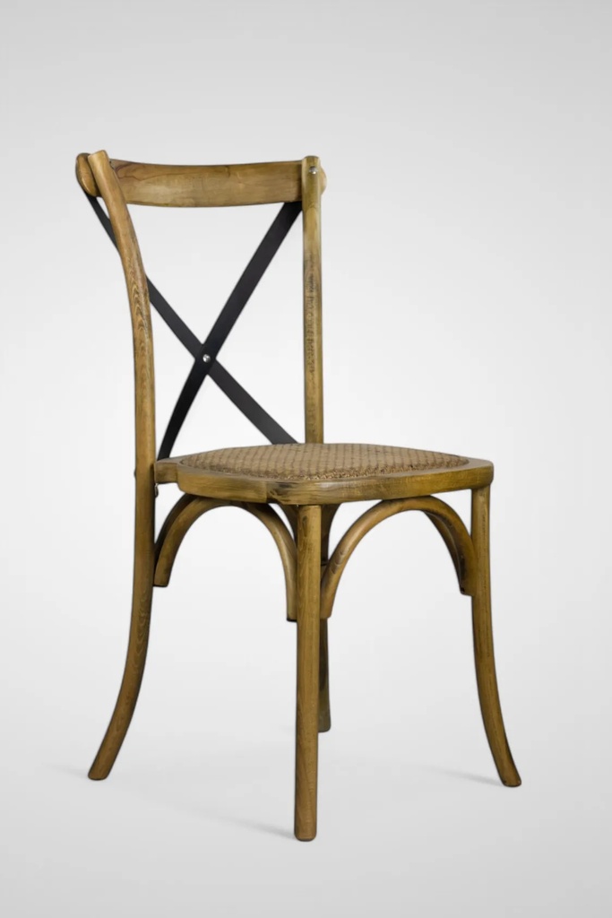 Cadeira CROSSBACK em Faia acabamento Nogueira (cópia)