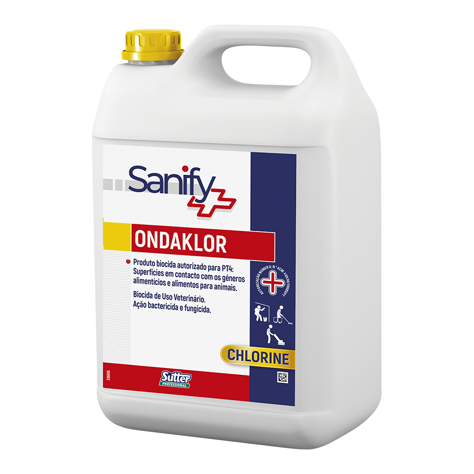 ONDAKLOR, 5kg: Biocida de Uso Veterinário. Ação bactericida e fungicida | SUTTER