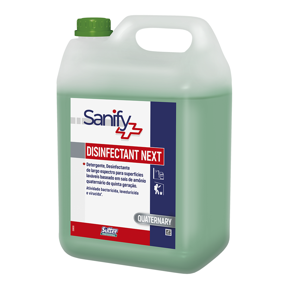 DISINFECTANT NEXT, 5kg: Detergente desinfetante de largo espectro I SUTTER