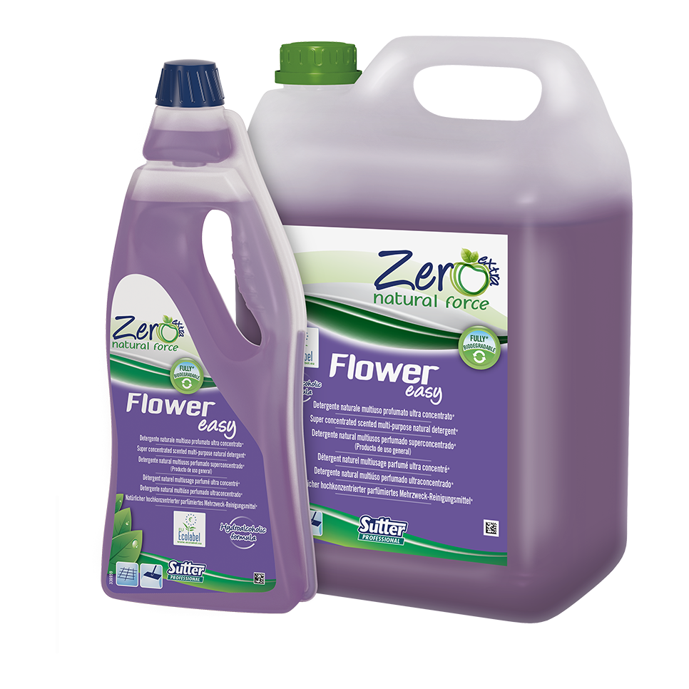 FLOWER EASY, 5kg: Detergente natural hidroalcóolico perfumado. Perfume floral I SUTTER