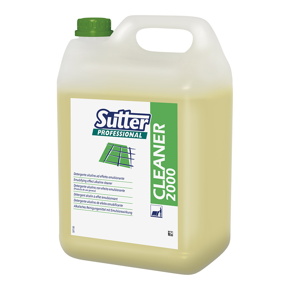CLEANER 2000, 5kg: Detergente alcalino de efeito emulsionante I SUTTER