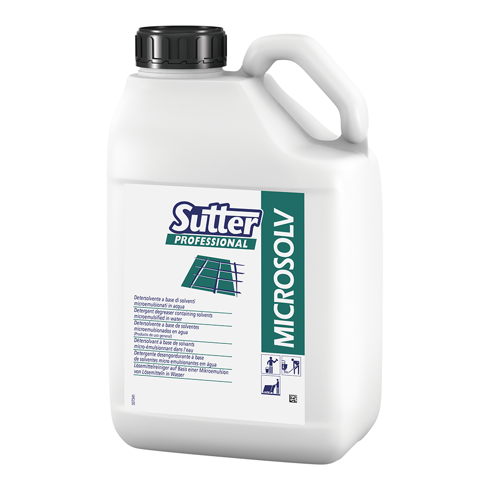 MICROSOLV, 5000ml: Detergente à base de solventes microemulsionados na água I SUTTER