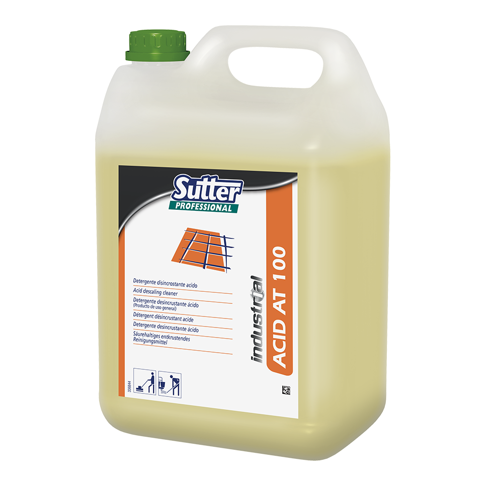 ACID AT 100, 5kg: Detergente desincrustante ácido I SUTTER