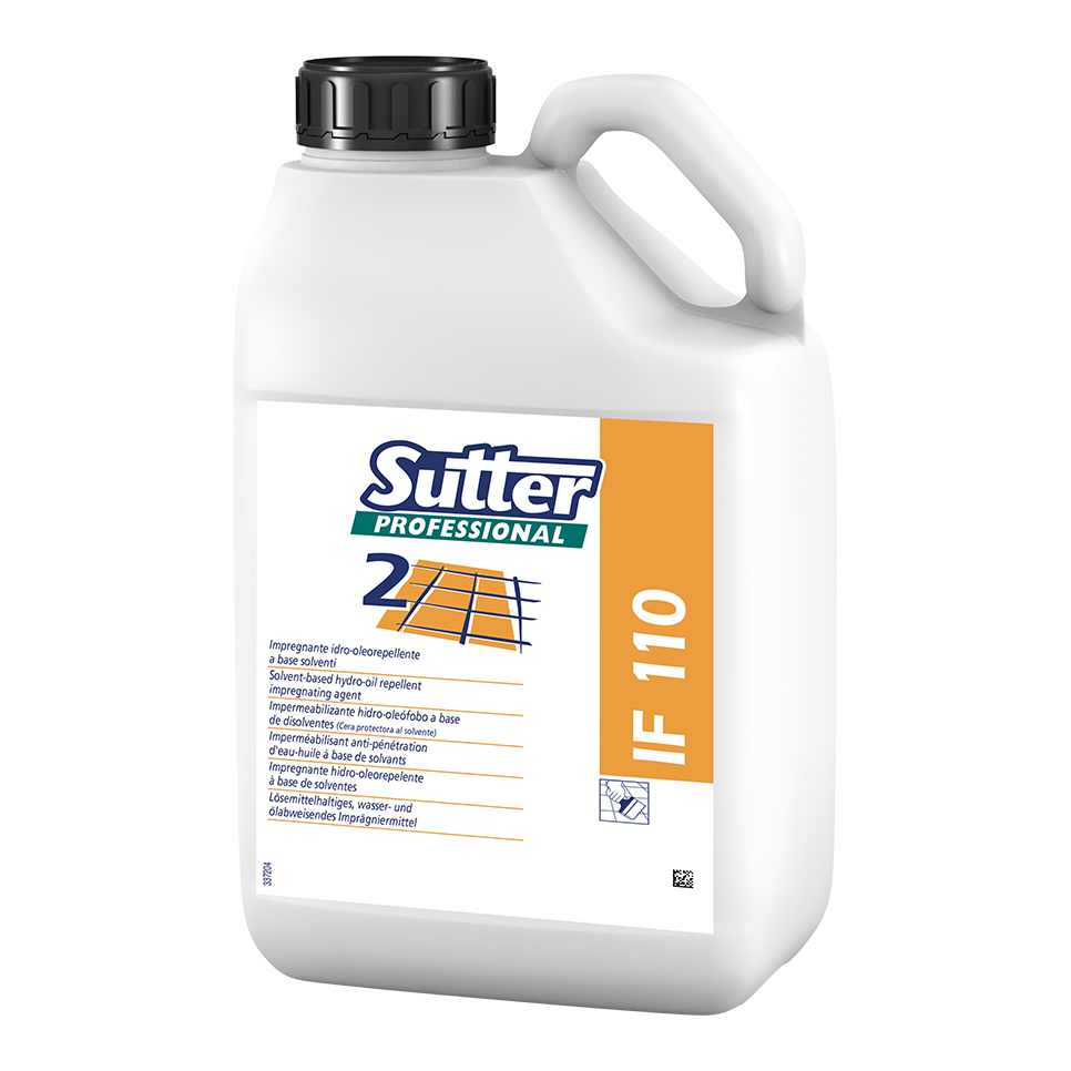 IF 110, 5000ml: Impermeabilizante para pavimentos porosos de tijoleira I SUTTER