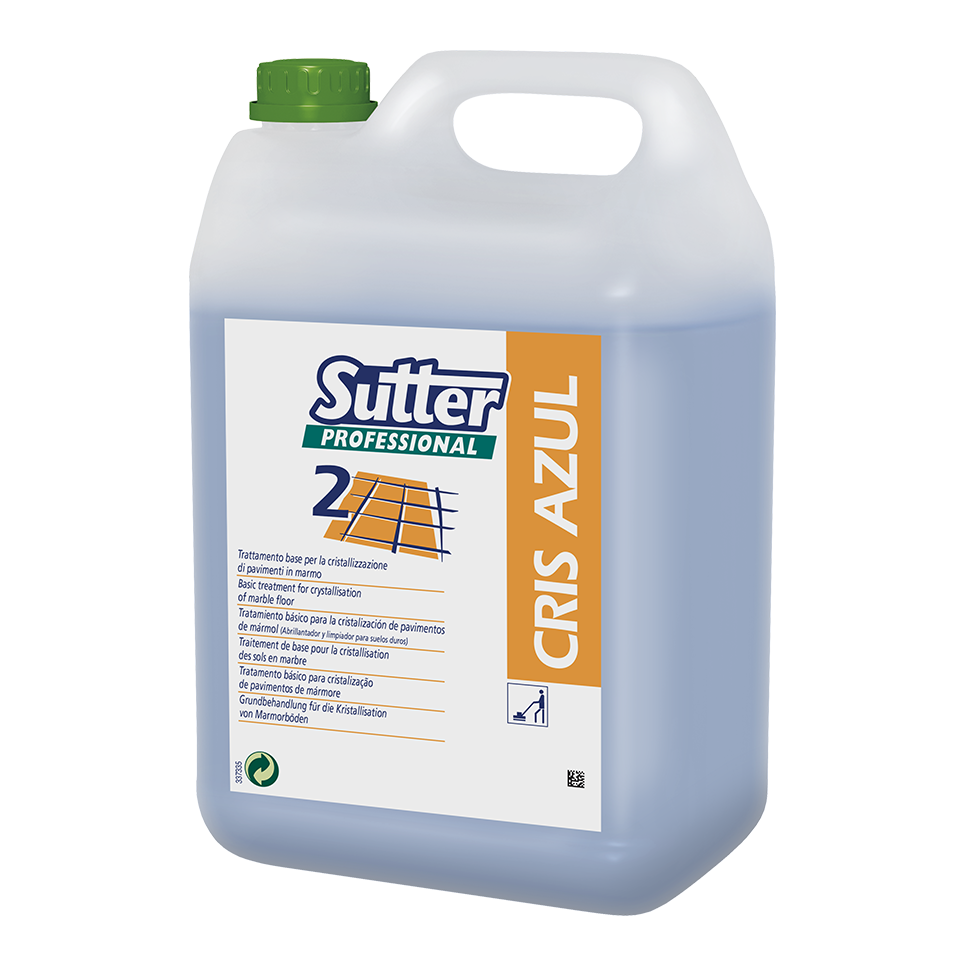CRIS AZUL, 5kg: Tratamento básico para cristalização de pavimentos de mármore I SUTTER