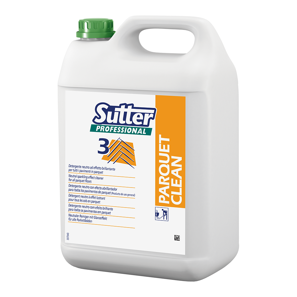 PARQUET CLEAN, 5kg: Detergente neutro para pavimentos em parquet I SUTTER