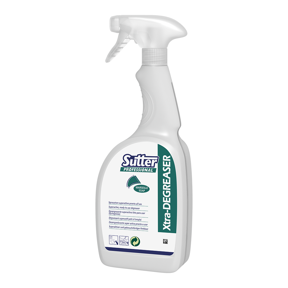 XTRA-DEGREASER, 750ml: Desengordurante super ativo e pronto para a usar I SUTTER