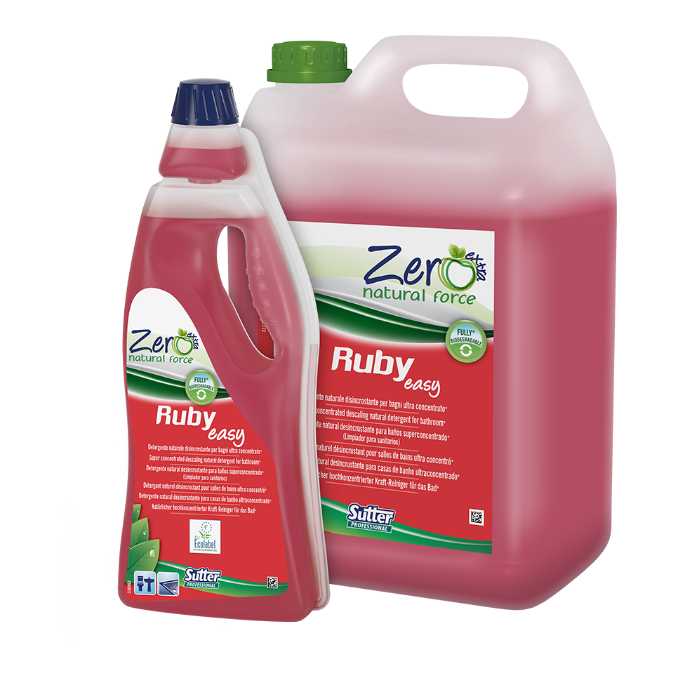 RUBY EASY, 5kg: Detergente natural anticalcário perfumado super concentrado I SUTTER