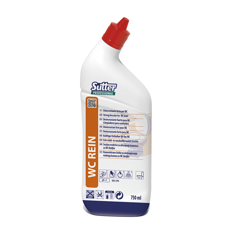 WC REIN, 750ml: Desincrustante forte para WC I SUTTER