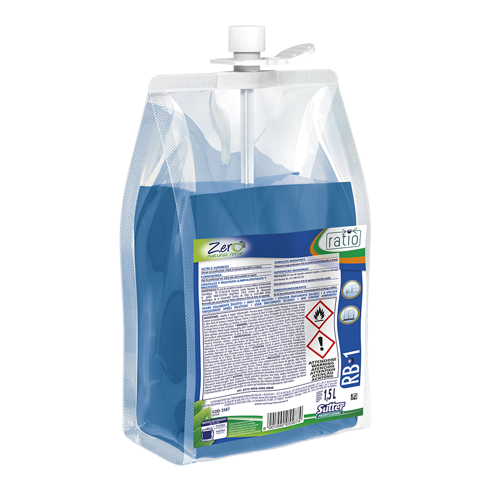 MULTI ECOCAPS, 25 unidades: Detergente multiuso para superfícies em sistema de cápsulas de 15 gr hidrossolúveis I SUTTER (cópia)