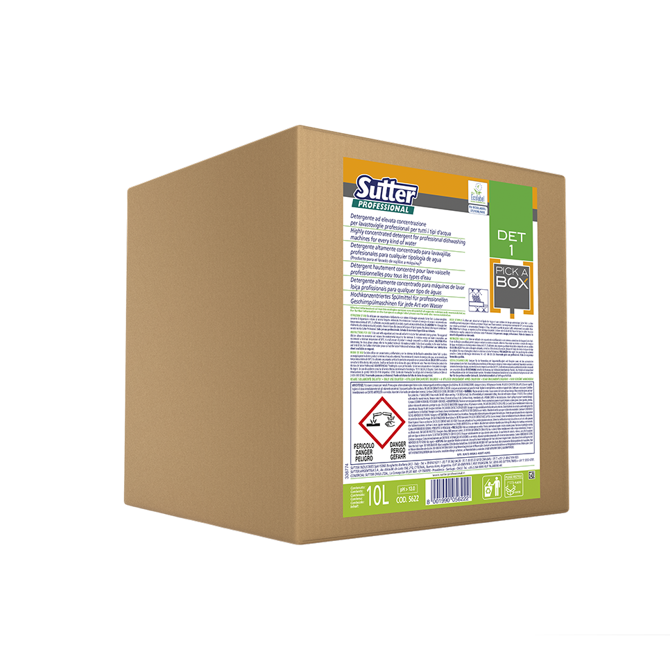 DISH A: Detergente para máquinas de lavar louça profissionais para qualquer tipo de águas | SUTTER (cópia)