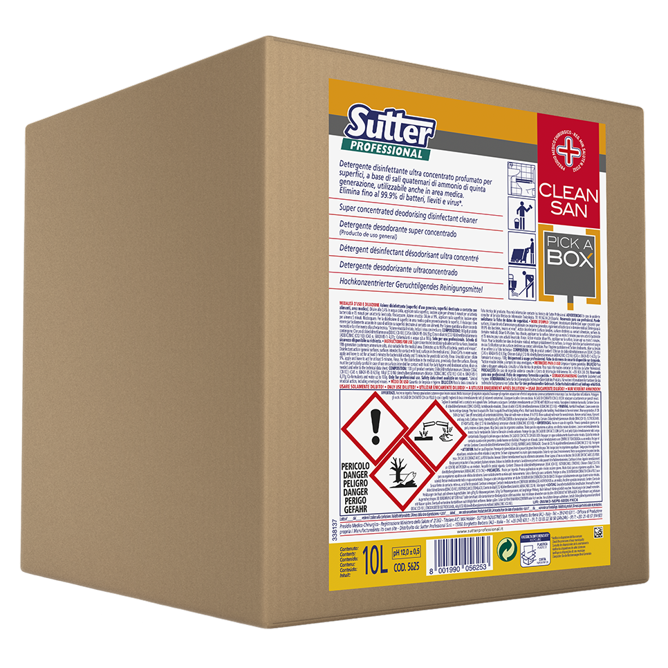 CLEANSAN: Detergente desodorizante ultraconcentrado | SUTTER