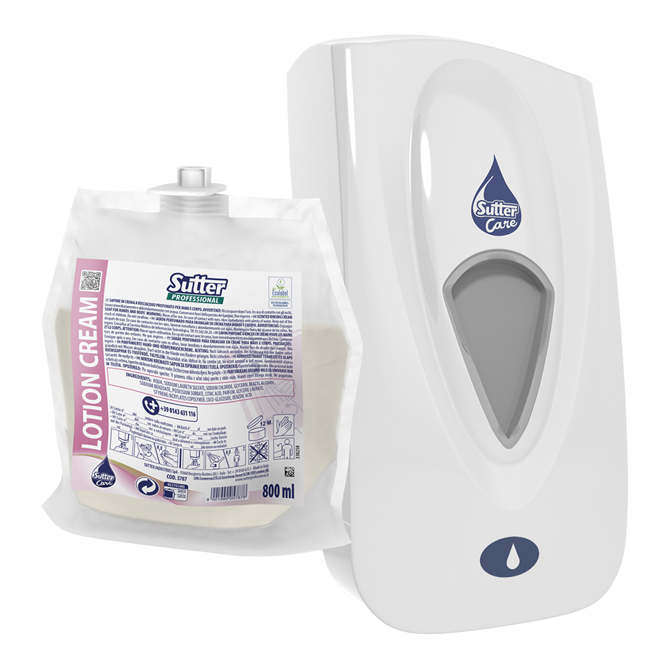 LOTION CREAM 800ml: Sabão em creme natural perfumado para as mãos e corpo | SUTTER