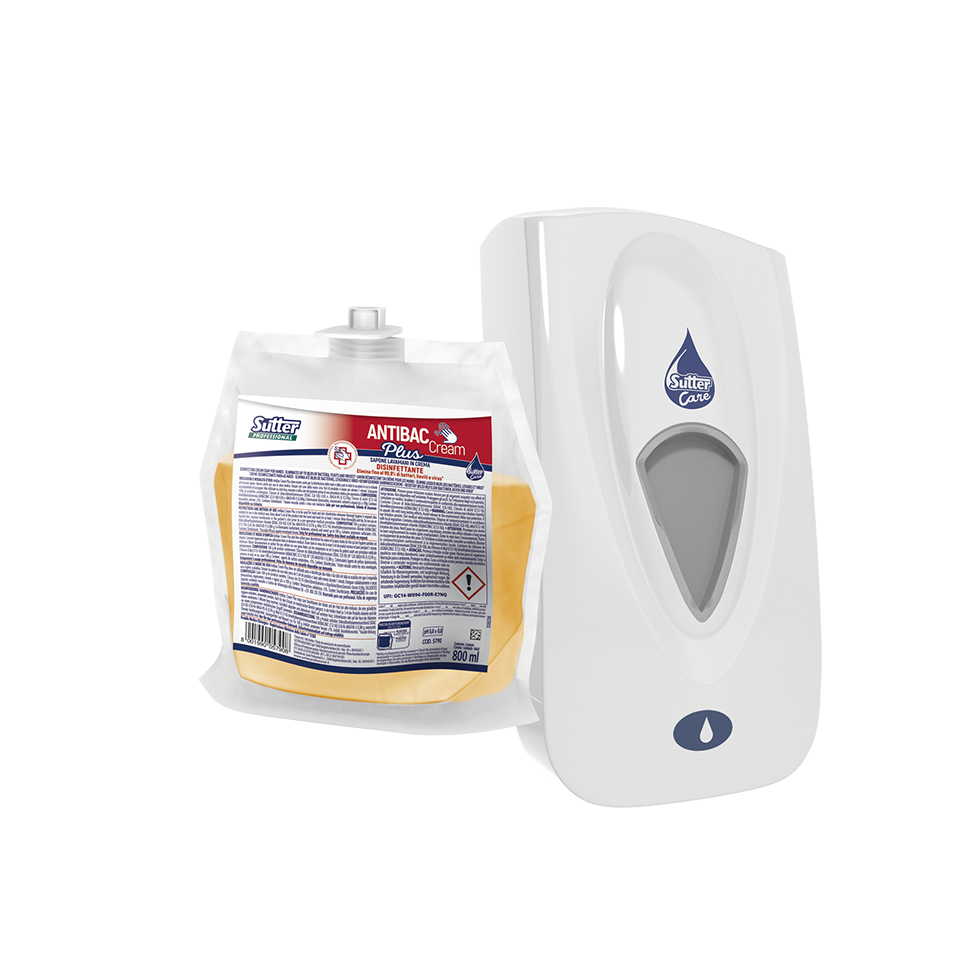 ANTIBAC CREAM PLUS 5kg: Crema lavamanos desinfetante. Elimina até 99,9% de bactérias | SUTTER