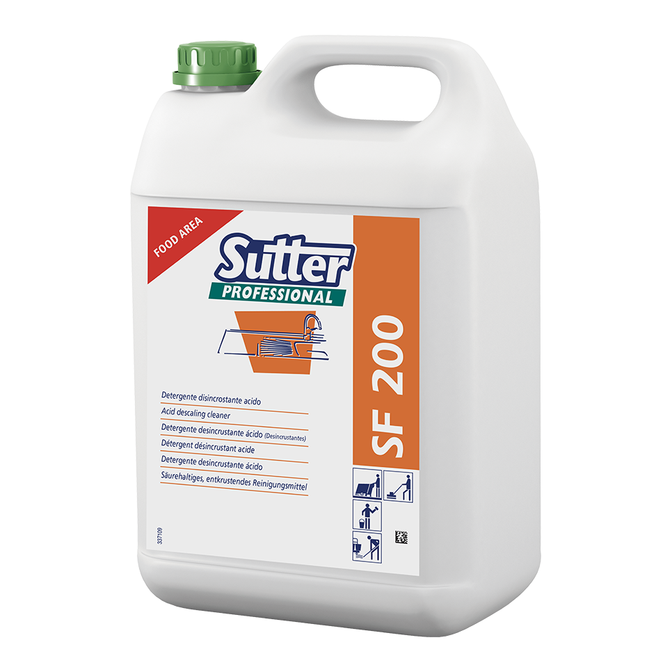 SF 200, 5kg: Detergente desincrustante ácido I SUTTER