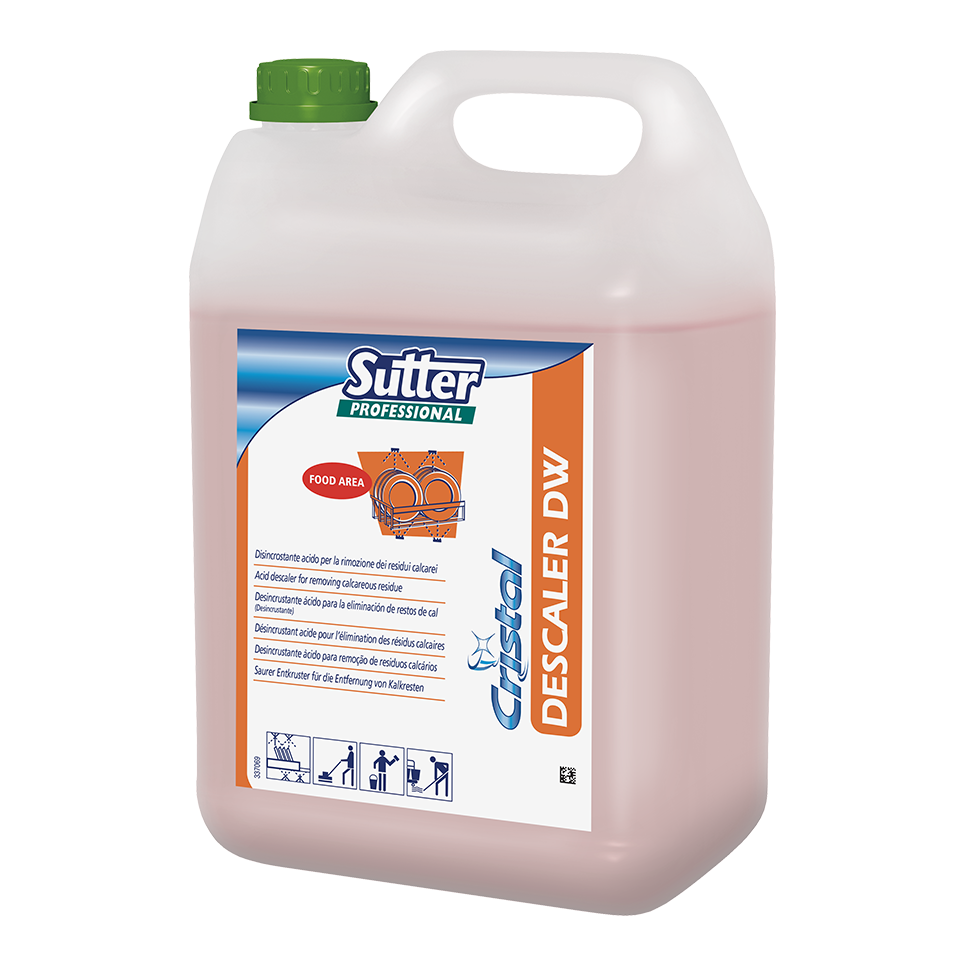 DESCALER DW, 5kg: Desincrustante ácido para a remoção dos resíduos calcários I SUTTER