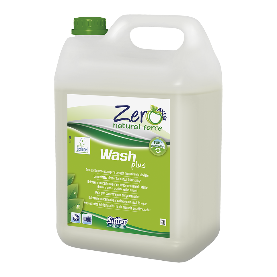 WASH PLUS, 5kg: Detergente natural para a limpeza manual de louça I SUTTER