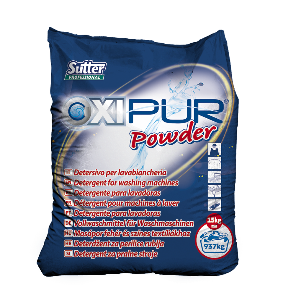 OXIPUR POWDER, 8kg: Detergente para máquinas de lavar I SUTTER
