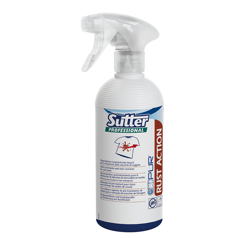 RUST ACTION, 500ml: Tira-nódoas para a remoção de manchas de ferrugem, verdete e óxidos metálicos I SUTTER