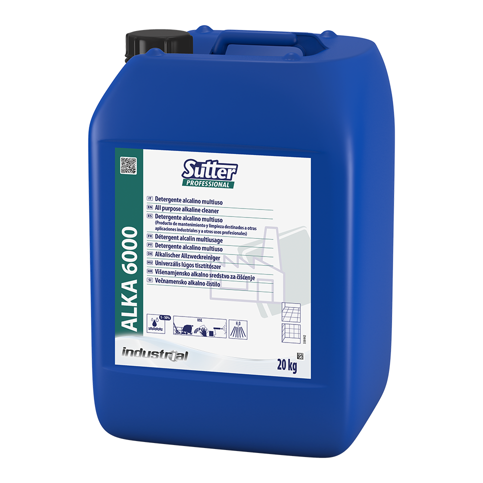 ALKANET PLUS, 24kg: Detergente alcalino desengordurante I SUTTER (cópia)