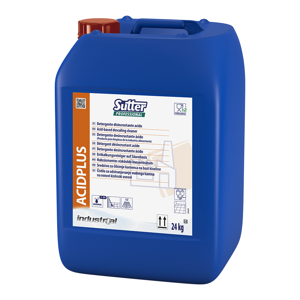 ACIDPLUS, 24kg: Detergente desincrustante ácido I SUTTER