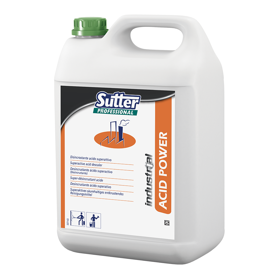 ACID AT 100, 5kg: Detergente desincrustante ácido I SUTTER (cópia)