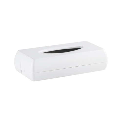 Dispensador para lenços de faciais em ABS, Branco