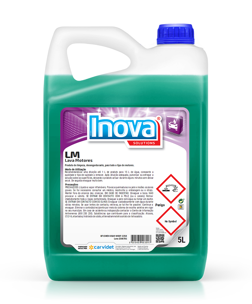 Lm, 5 litros: Lava Motores | INOVA