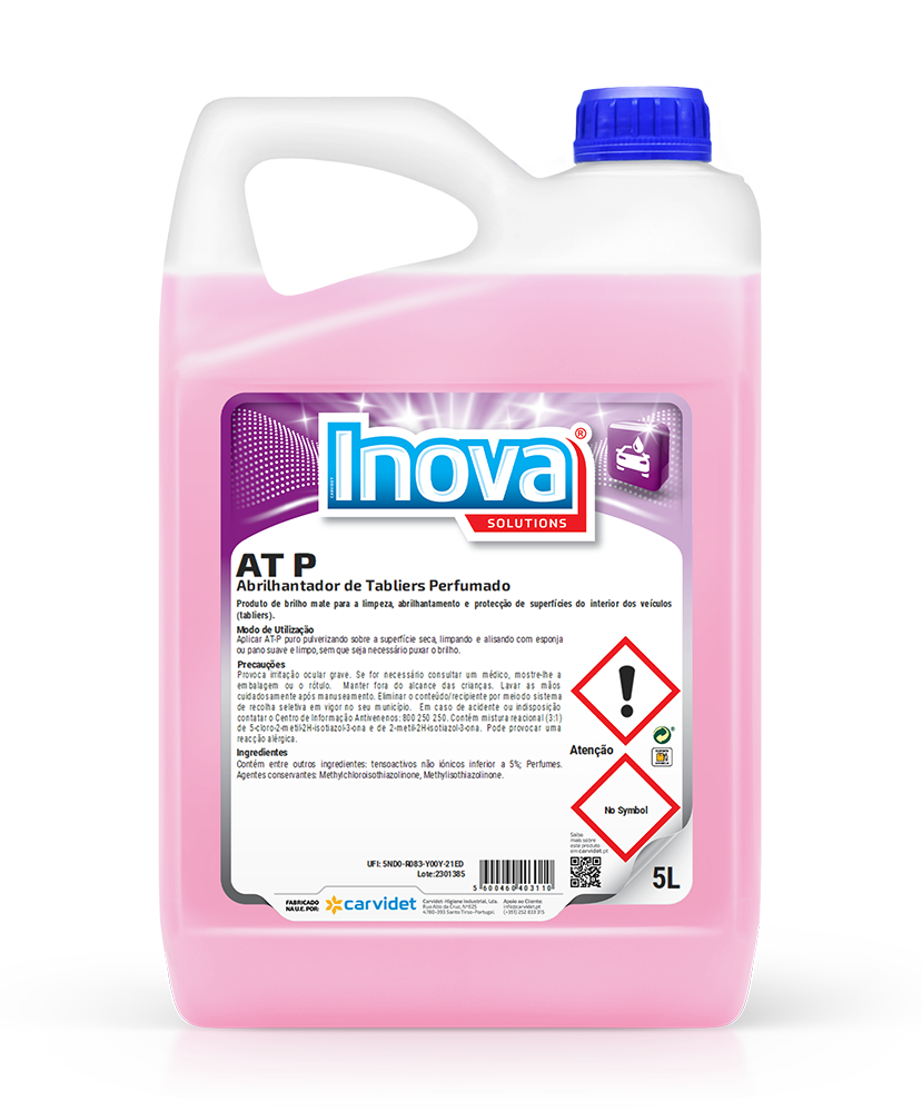 At-P, 5L: Abrilhantador de Tabliers Perfumado | INOVA