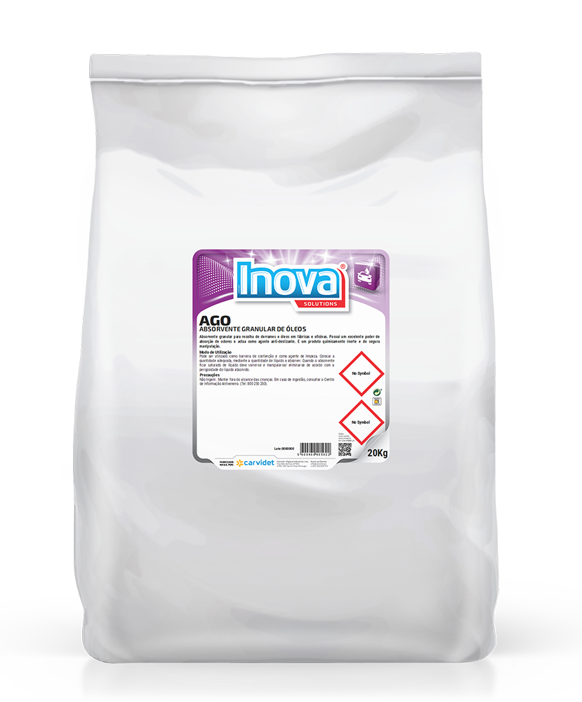 AGO, 20kg: Absorvedor Granular de Óleos | INOVA