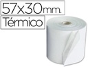Rolo térmico - Rolos para terminal multibanco 57x30x11 I Caixa de 100 rolos I pack 10 rolos (preço por rolo)