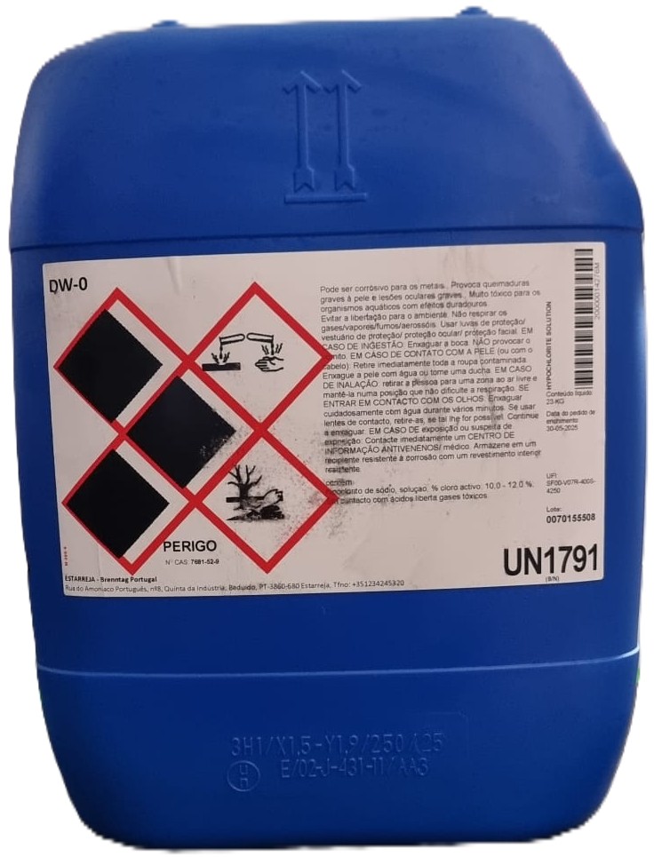 DW-0, 23 kg: Detergente alcalino colorado para limpezas manuais e através de máquinas de pressão I BRENNTAG