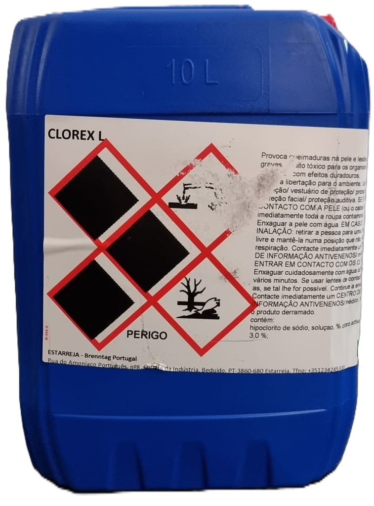 CLOREX L, 10 kg: Desinfetante de base colorada formulado para a desinfeção de frutas I BRENNTAG
