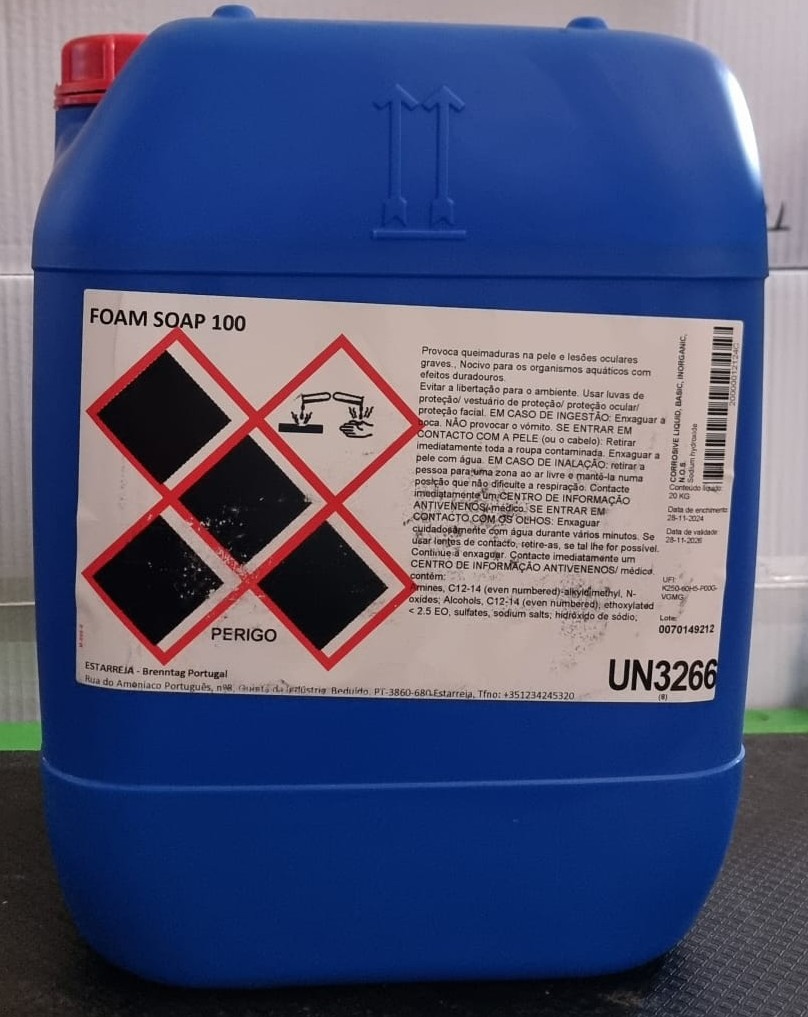 FOAM SOAP LI-1, 1230 kg: Detergente desengordurante alcalino para limpeza por espuma na indústria alimentar I BRENNTAG (cópia)