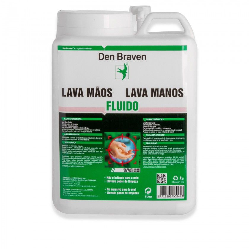 Den Braven, 5 Litros: Gel Lava Mãos