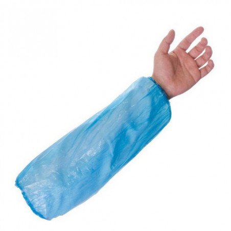 Manguito poliletano azul (caixa 20 x 100 uni) (pack de 100 uni)