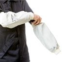 Manguito de proteção em couro cinza com punho I SAFETOP