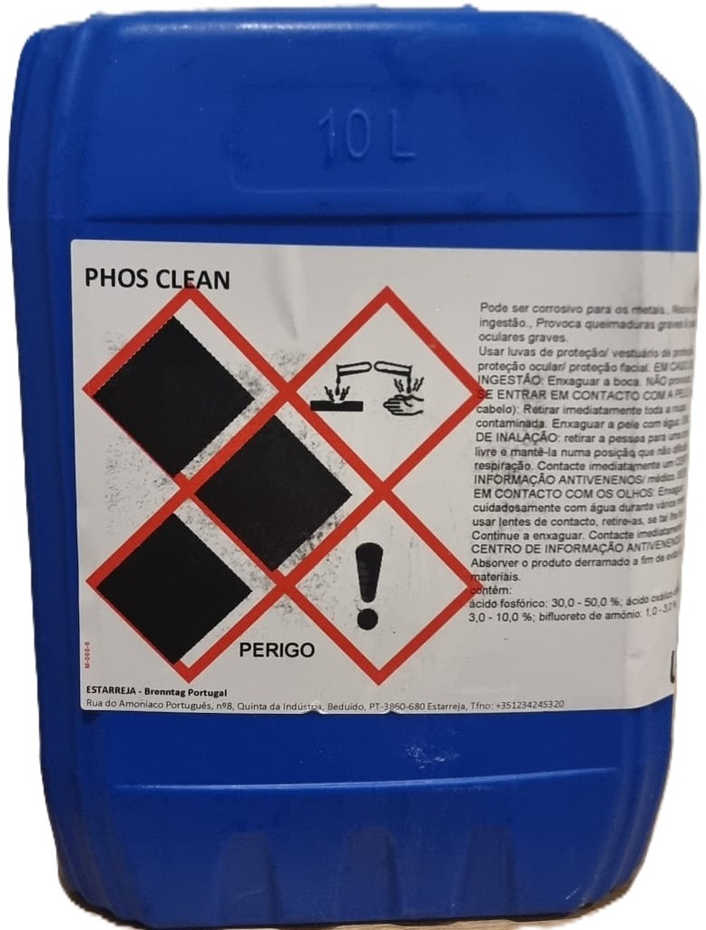 DW-12, 1 240 kg: Detergente desinfetante alcalino-clorado de espuma controlada (Biocida TP4) I BRENNTAG (cópia)
