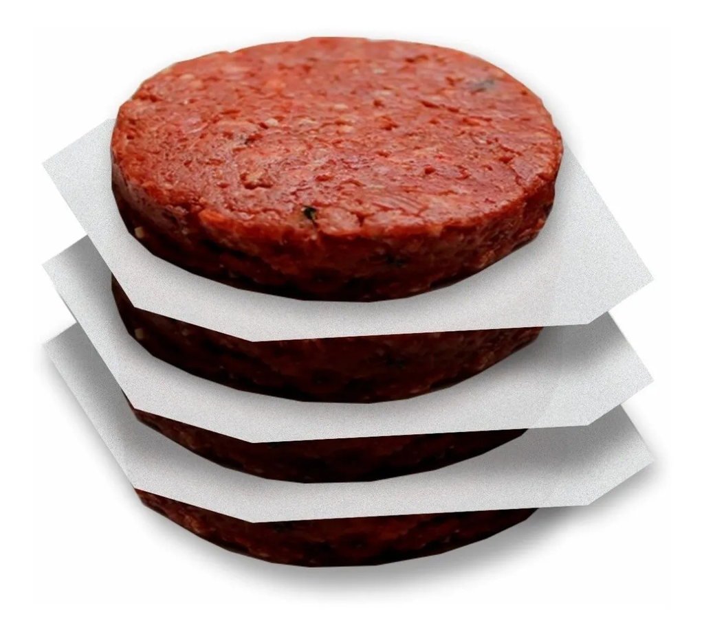 Disco separador em PP para Hambúrguer com 15 cm I Caixa de 8x1 kg