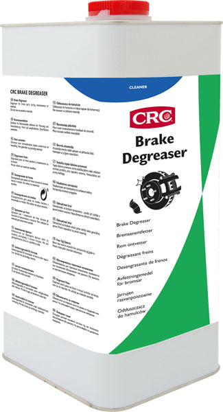 Brake Degreaser, 5 litros: Desengordurante solvente para manutenção e revisão de peças de travão I CRC