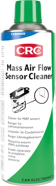Mass Air Flow Sensor Cleaner, 200 ml: Melhora e restaura o desempenho e a fiabilidade dos sensores de fluxo de ar de massa utilizados nos novos motores de injeção I CRC