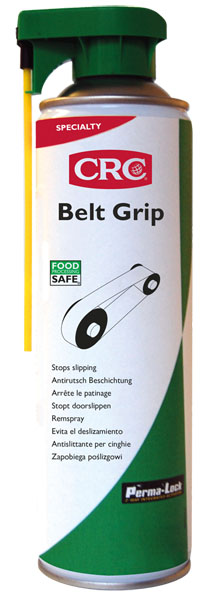 Belt Grip, 500 ml: Lubrificante para correias para o setor alimentar permite tensão reduzida da própria I CRC