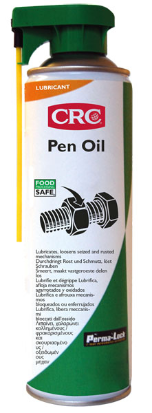 Pen Oil, 500 ml: Óleo penetrante que se liberta  e lubrifica os mecanismos gripados I CRC