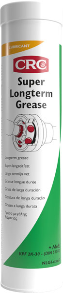 Super Longterm Greaser 400gr: Massa lubrificante NLGI 2 á base  de sabão de lítio para rolamentos I CRC